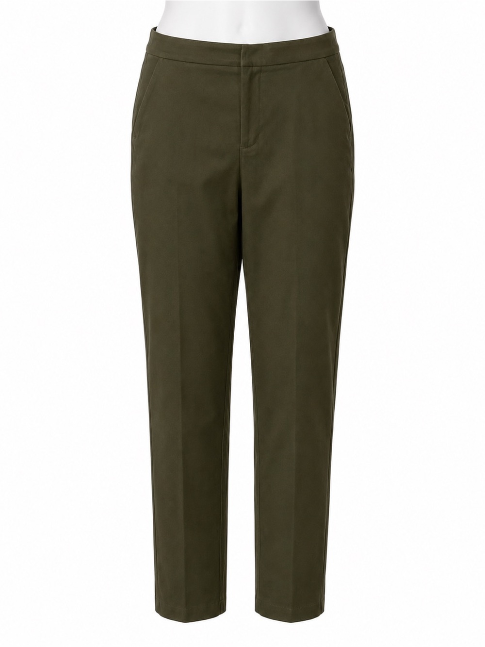 Size 6 Lululemon City Trek Trouser Dark Olive Straight Leg Pants 28”